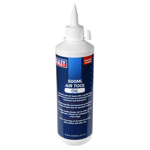 Sealey 500ml High Performance Air Tool Oil Lubricant Airline Tools Sealey  - Dynamic Drive