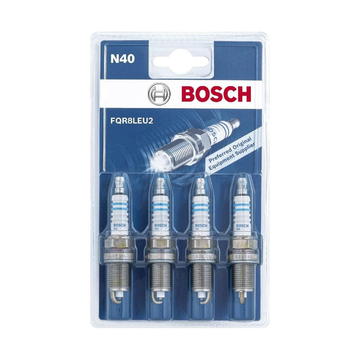 Genuine Bosch Spark Plug Fqr8Leu2 (Pack Of 4) 0242230806