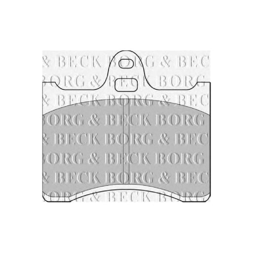 Genuine Borg & Beck Brake Pads fits Citroen R R90 approved BBP1538 Borg & Beck  - Dynamic Drive