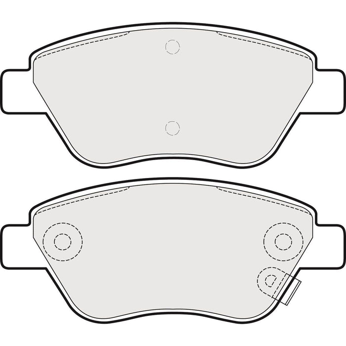 Apec Brake Pads Front Fits Proton Gen 2 Satria