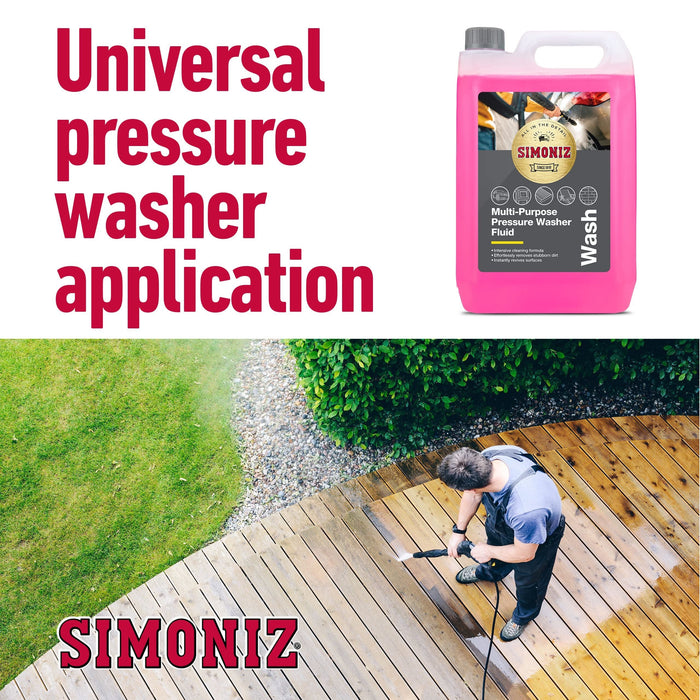 Simoniz Multi Use Pressure Washer Fluid - 5 Litre