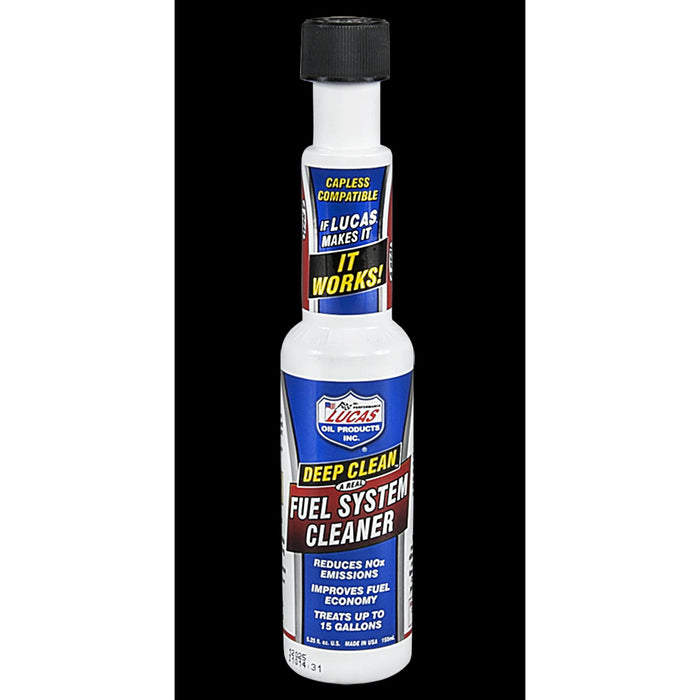 Lucas Oil Deep Clean Fuel System Additive & Injector Cleaner 473ML 40512