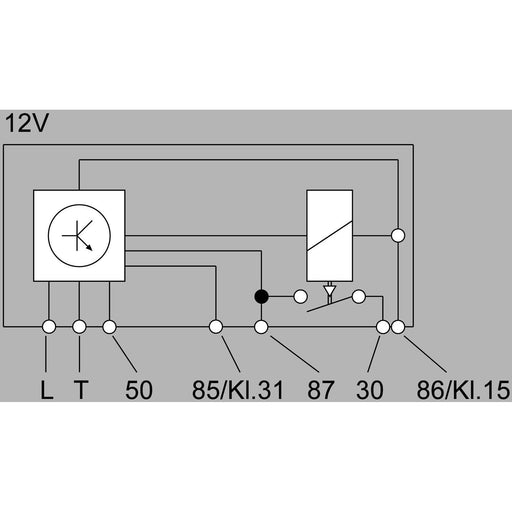 HELLA 4RV 008 188-181 Control Unit, glow plug system - 12V - 7-pin connector - Pre-Glow Time: 7sec. - after-glow capable - with external temperature measurement Hella  - Dynamic Drive