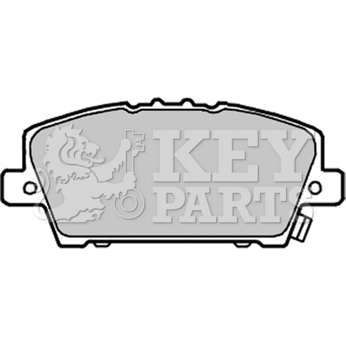 Genuine Key Parts KBP1986 Front Brake Pads-Includes Wear Indicators (Sumitomo)