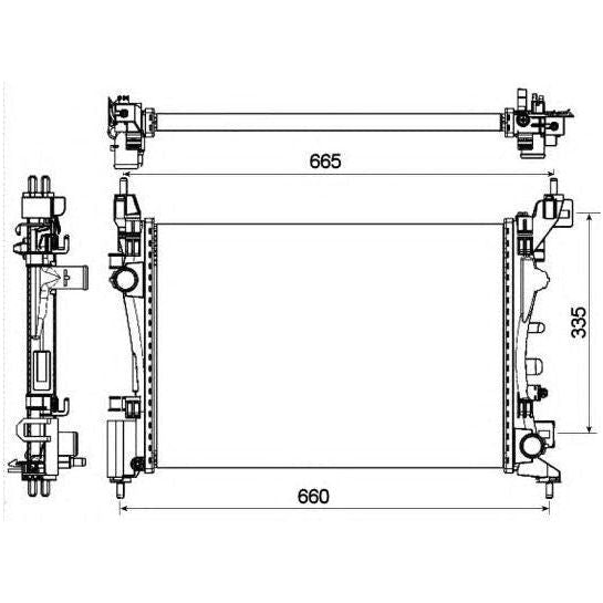 NRF Radiator 53115