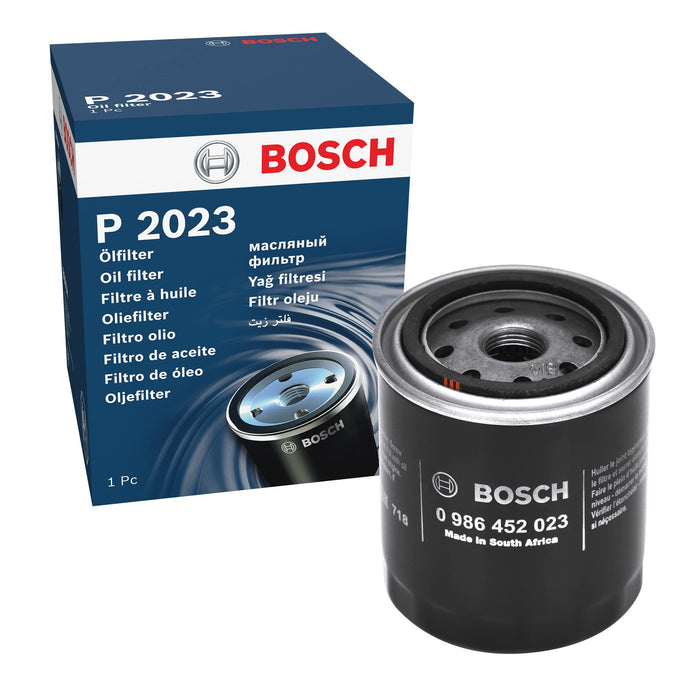 Genuine Bosch Car Oil Filter P2023 fits Nissan Skyline - 2.5 - 98-06 0986452023