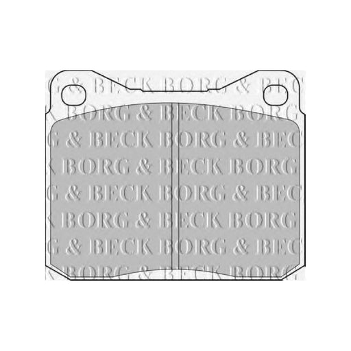 Genuine Borg & Beck Brake Pads fits Volkswagen LT2850 2.4D 7891 BBP1057 Borg & Beck  - Dynamic Drive