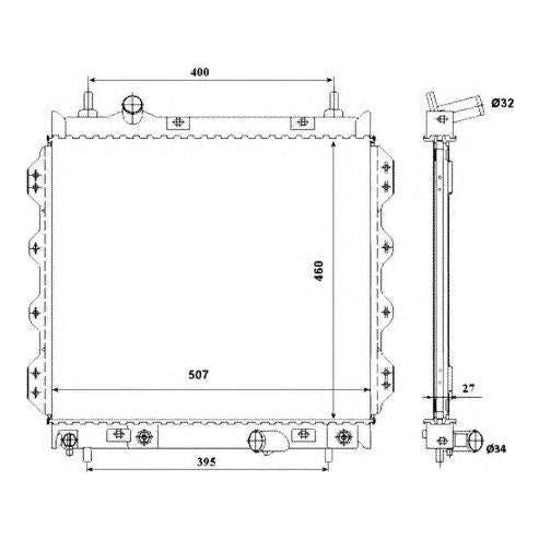 NRF Radiator 53337