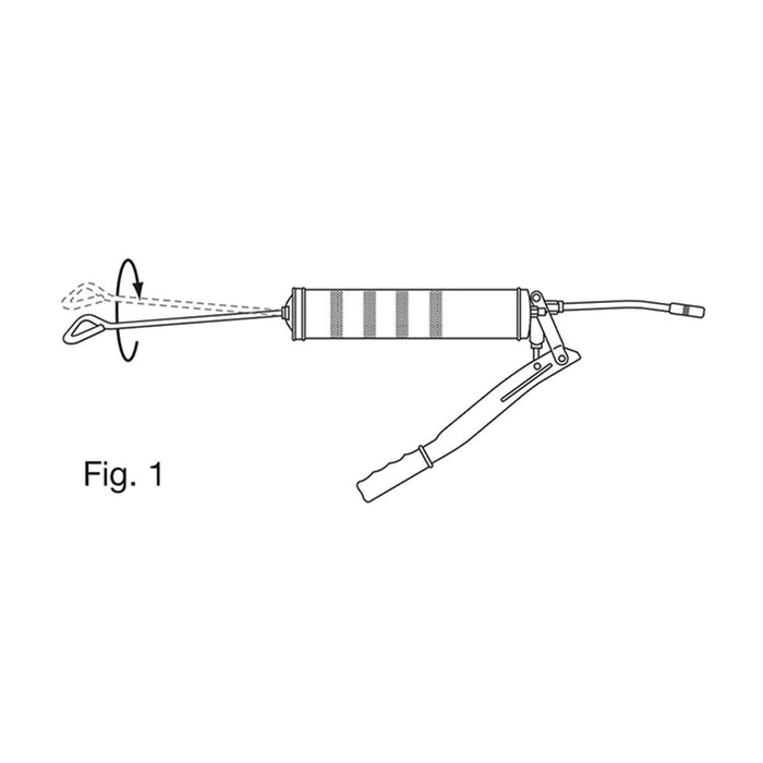 Laser High Pressure Grease Gun 500cc - make lubrication a breeze Nova  - Dynamic Drive