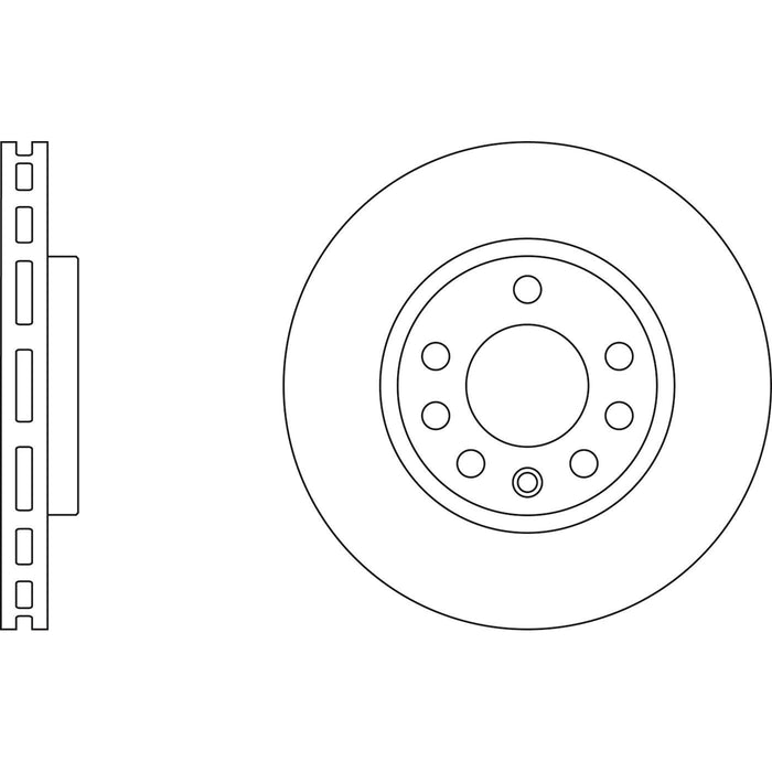 Genuine APEC Front Brake Discs & Pads Set Vented for Opel Corsa