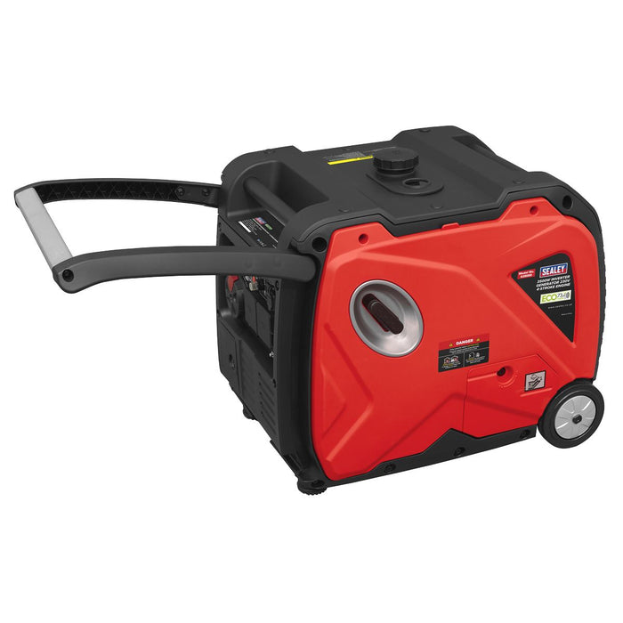 Sealey 3500W Inverter Generator 4-Stroke Engine 230V G3500I Sealey  - Dynamic Drive