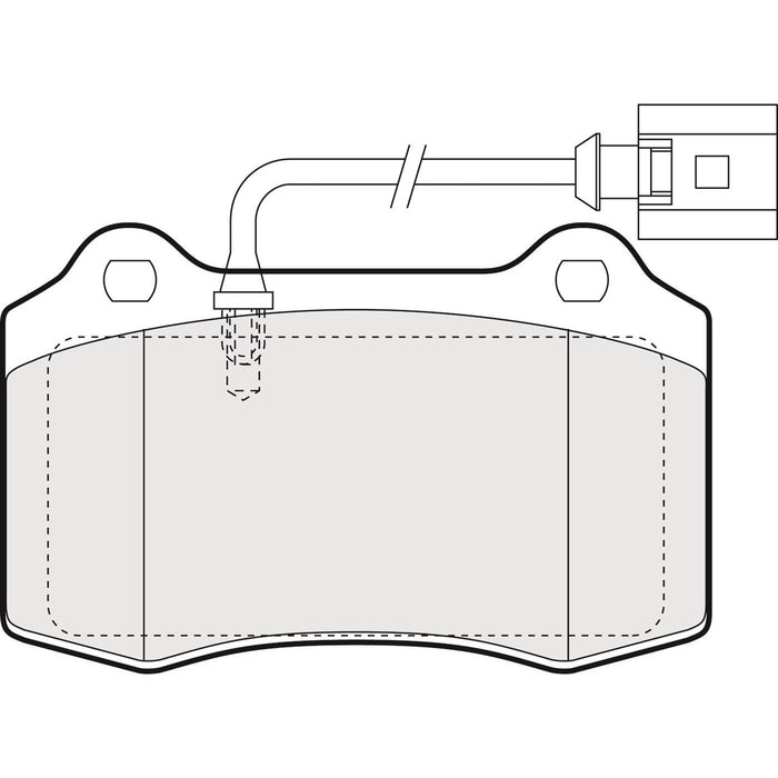 Apec Brake Pads Front Fits Seat Leon