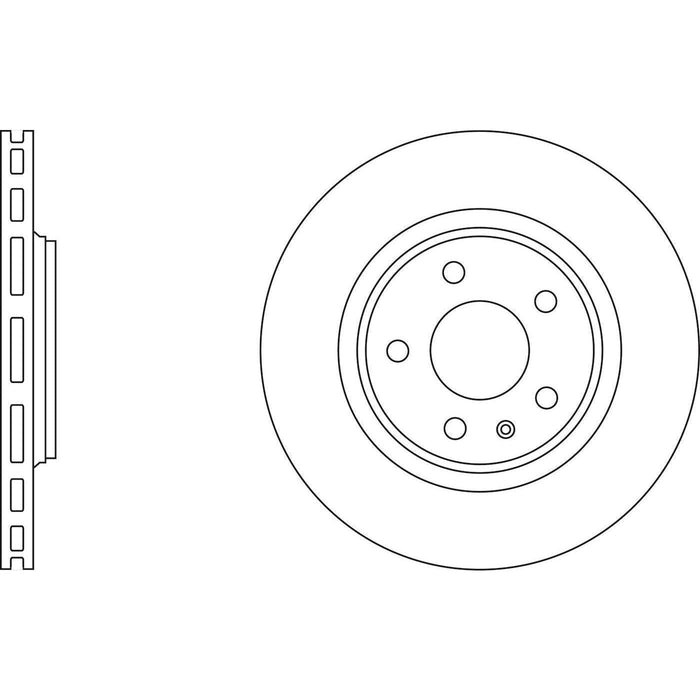 Apec Brake Disc Rear Fits Audi S4