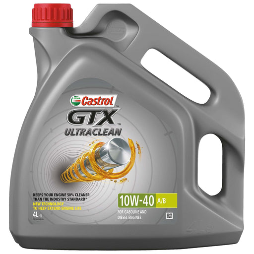 Castrol Gtx Ultraclean 10W-40 A-B 4X4L 4A 15F091 Castrol  - Dynamic Drive