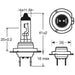 Ring Xenon 200 H7 Head Light Bulbs | Performance +200% Brighter - Pair Osram  - Dynamic Drive