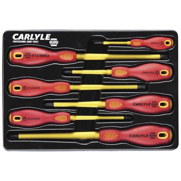 Carlyle Hand Tools Screwdriver Set - Insulated - 7 Piece Carlyle Hand Tools  - Dynamic Drive