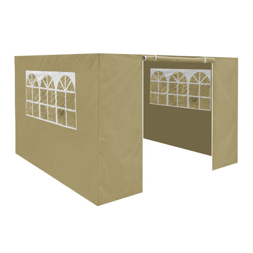 Dellonda Premium Fabric Side Panels - Beige Dellonda  - Dynamic Drive