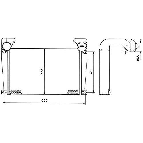 NRF Radiator fits CAC MAN 10150 FOC 95 NRF  - Dynamic Drive