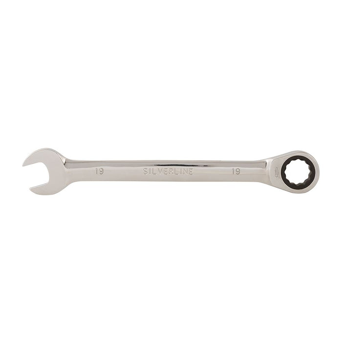 Silverline Fixed Head Ratchet Spanner 19mm 763581