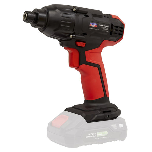 Sealey Impact Driver 20V SV20 Series 1/4"Hex Drive 180Nm Body Only CP20VID Sealey  - Dynamic Drive