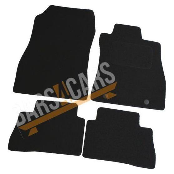 Fully Tailored Black Carpet Car Mats for Nissan Juke 10> Set of 4 With 2 Clips UKB4C  - Dynamic Drive