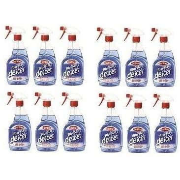 12x CarPlan Blue Star De Icer De-Icer Trigger Spray Winter Car 500ml CarPlan  - Dynamic Drive