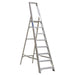 Sealey Aluminium Step Ladder 8-Tread Industrial BS 2037/1 AXL8 Sealey  - Dynamic Drive