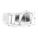 Outwell Newburg 240 Air Drive-Away Campervan Air Awning 175-200cm Outwell  - Dynamic Drive