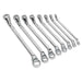 Sealey Deep Offset Ring Spanner Set 8pc Metric S0405 Sealey  - Dynamic Drive