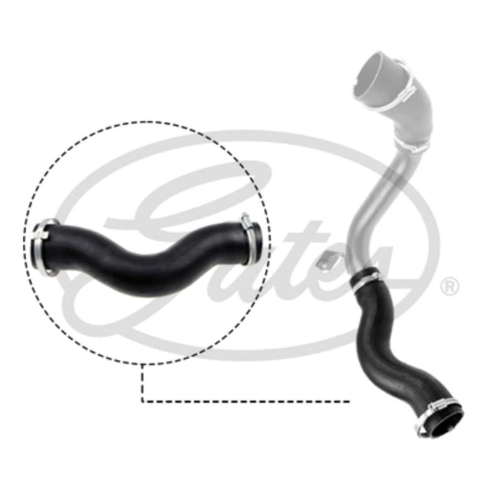 Gates Turbo Charger Hose fits Ford Mondeo Estate/Wagon TDCi - 2.2 - 08-10 09-064