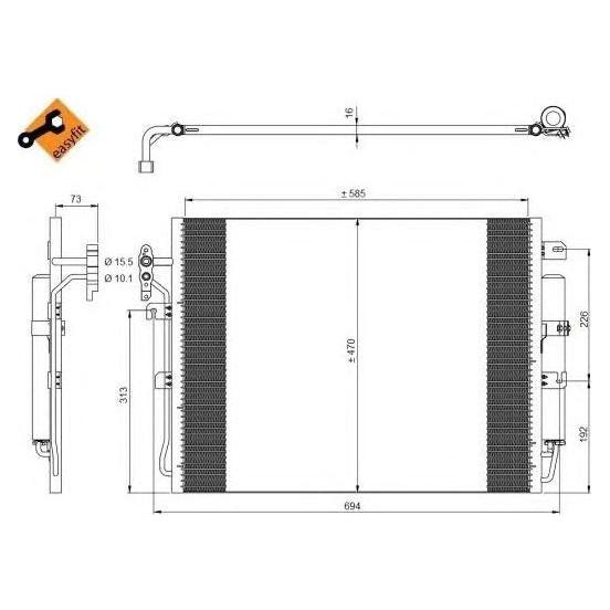 NRF Condenser 350217