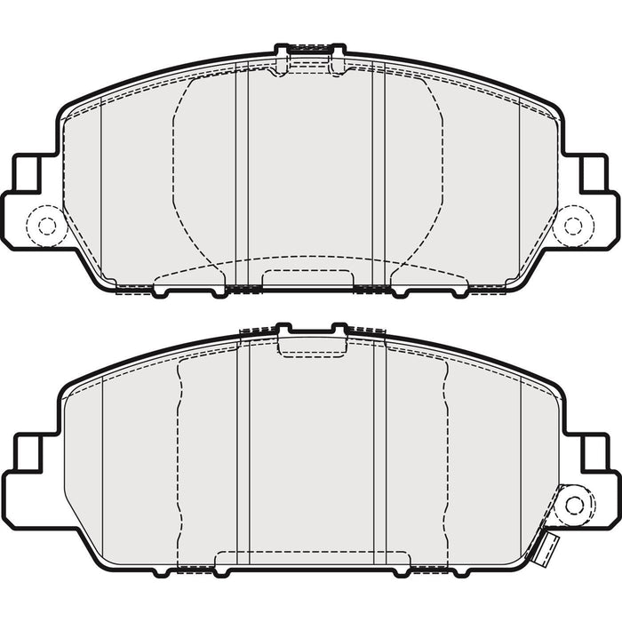 Apec Brake Pads Front Fits Honda Hr-V Apec  - Dynamic Drive