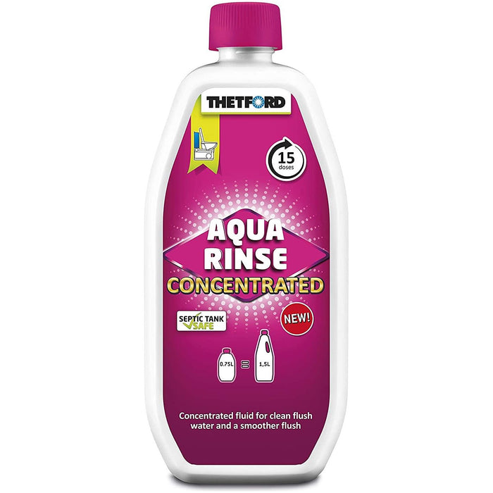 Thetford Aqua Rinse Plus Concentrate Pink Toilet Chemical Fluid for Caravan or Motorhome Thetford  - Dynamic Drive