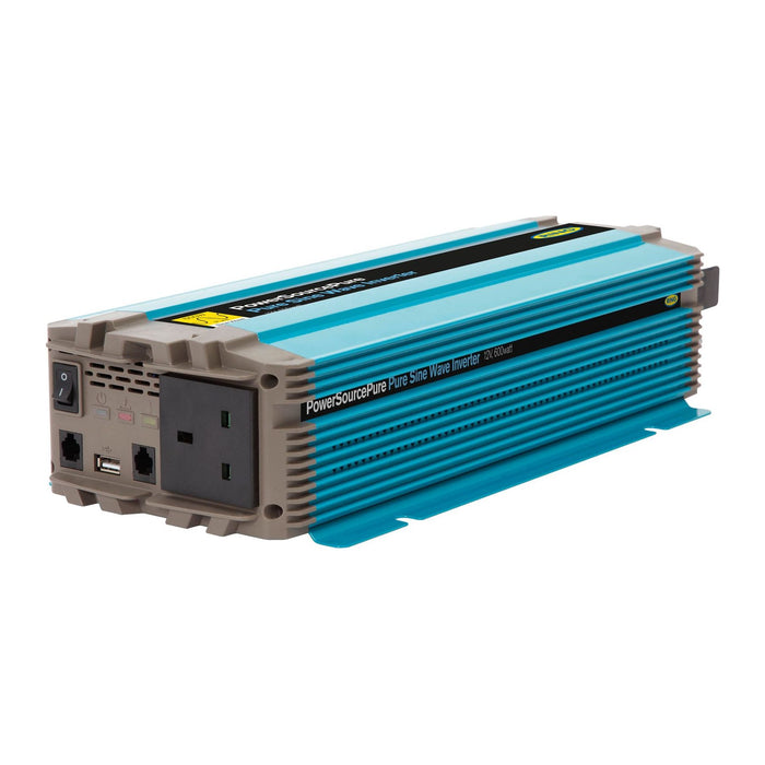 Ring RINVPA6 - 12v DC to 230v AC 600w Pure Sine Wave Inverter (1 X UK Socket)