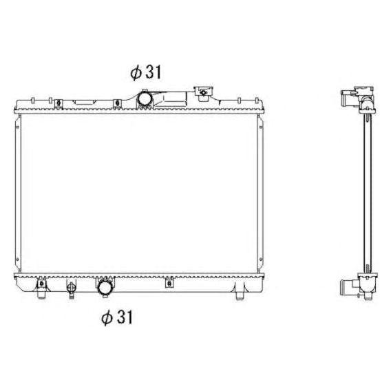 NRF Radiator 53339