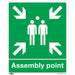 Sealey Safe Conditions Safety Sign Assembly Point Rigid Plastic SS37P1 Sealey  - Dynamic Drive