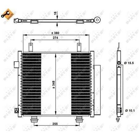 NRF Condenser 350337