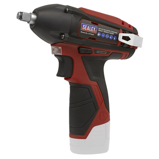 Sealey Cordless Impact Wrench 3/8"Sq Drive 80Nm 12V SV12 Series Body Only Sealey  - Dynamic Drive