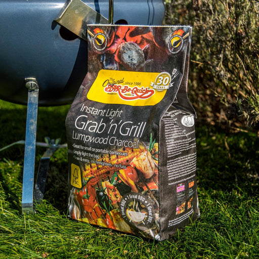 8 Pack Bar-Be-Quick Instant Lighting Lumpwood Charcoal 3Kg - 8 X 1.5Kg Bags Bar-Be-Quick  - Dynamic Drive