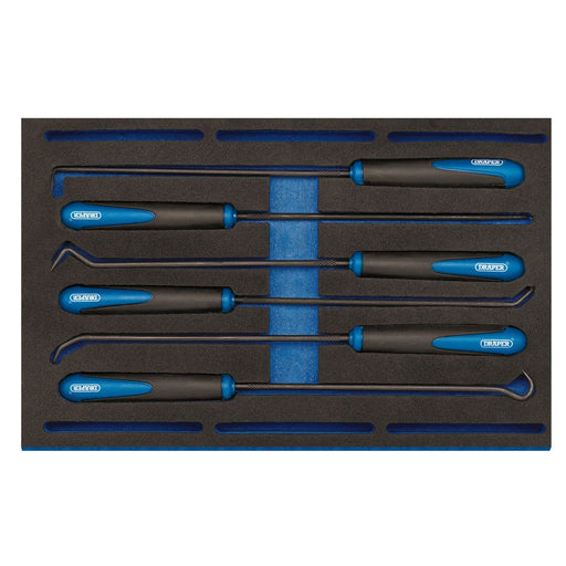 Draper Long Reach Hook and Pick Set in 1/4 Drawer EVA Insert Tray (6 Piece) Draper  - Dynamic Drive