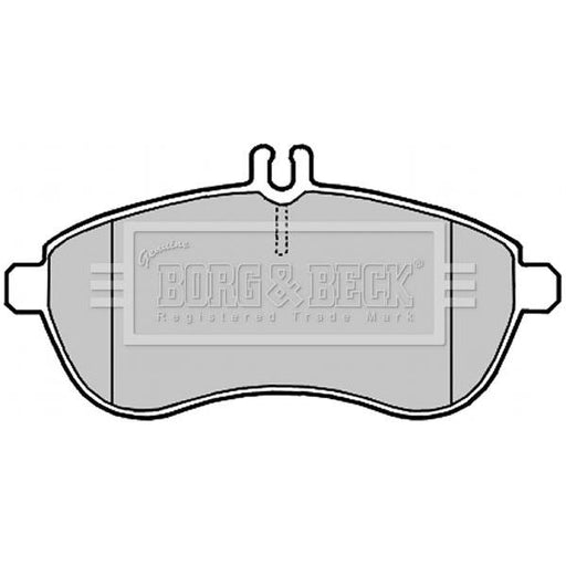 Genuine Borg & Beck Brake Pads fits Mercedes C Class 07 BBP2008 Borg & Beck  - Dynamic Drive