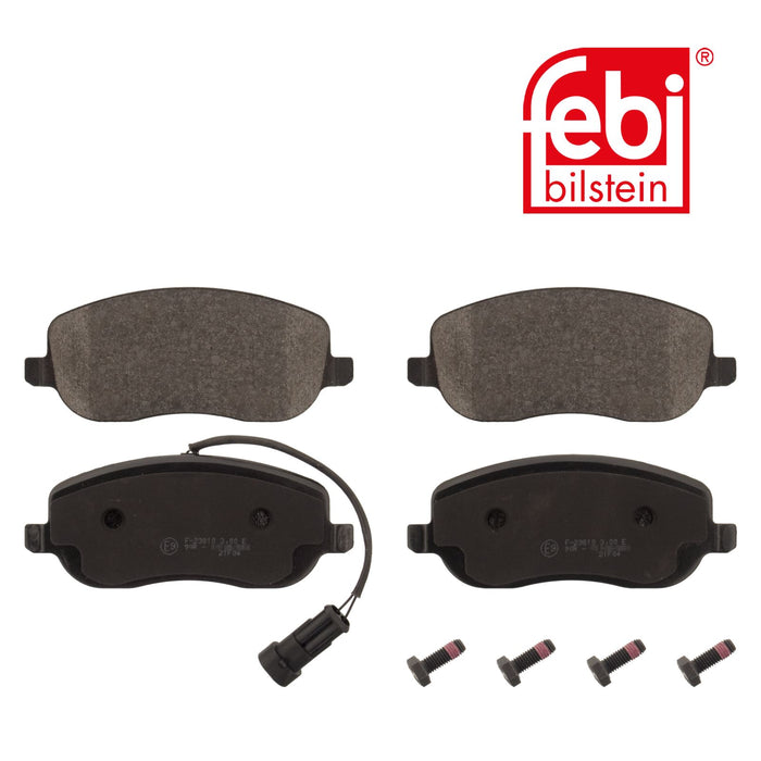 Genuine FEBI Front Brake Discs & Pads Set Vented for Fiat Croma