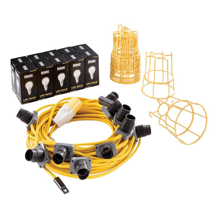 Defender 100W LED ES Festoon Kit 22m 110V Defender  - Dynamic Drive