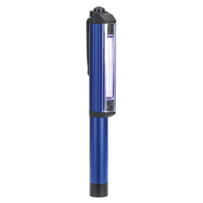 Sealey Pen Light Ultraviolet 3W Cob Led 3 X AAA Cell Sealey  - Dynamic Drive