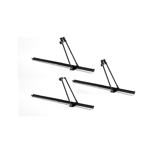 3x Car Roof Mounted Rack Bar Mounted Bike Cycle Carrier Upright Bike Carrier UKB4C  - Dynamic Drive