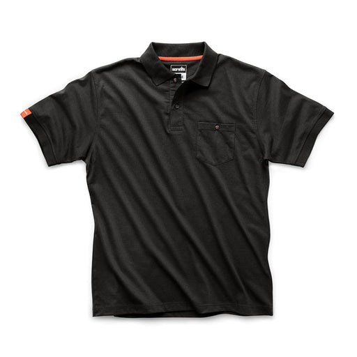 Scruffs Eco Worker Polo Black XS T55458 Scruffs  - Dynamic Drive