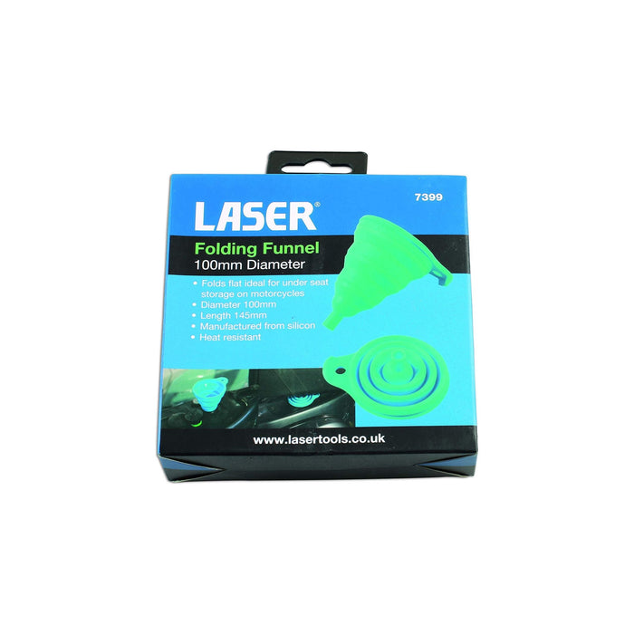 Laser Folding Funnel 100mm 7399 Laser Tools  - Dynamic Drive