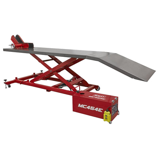 Sealey 12V Electro/Hydraulic Motorcycle Lift 450kg Capacity MC454E Sealey  - Dynamic Drive