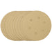 Draper Gold Sanding Discs with Hook & Loop, 150mm, 180 Grit (Pack of 10) 64240 Draper  - Dynamic Drive