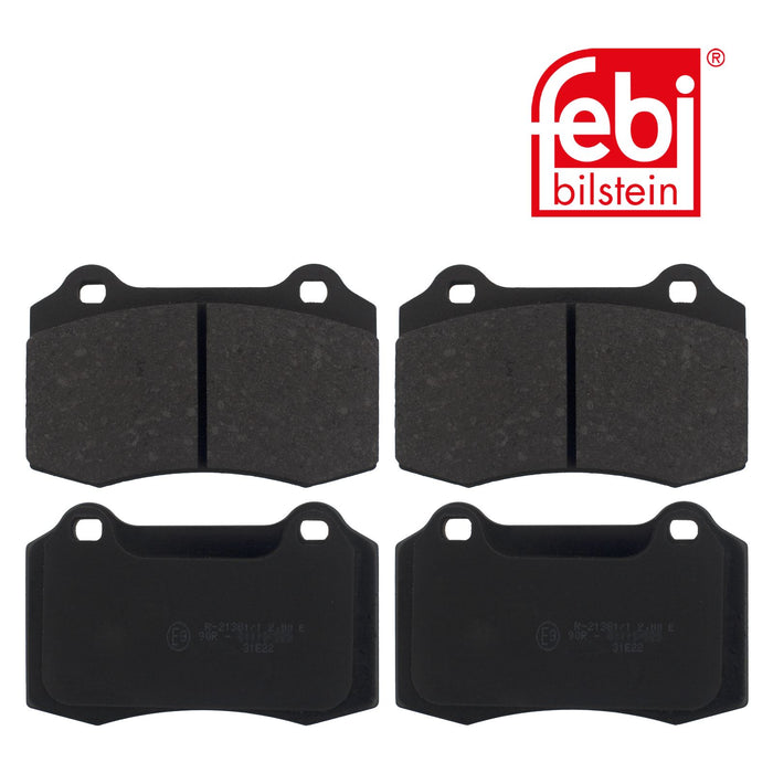 Genuine FEBI Front Brake Discs & Pads Set Vented for Citroen DS3